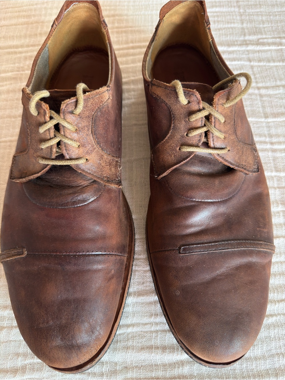 Timberland Boot Company Wodehouse Men's Leather Cap Toe Shoes - Size 10